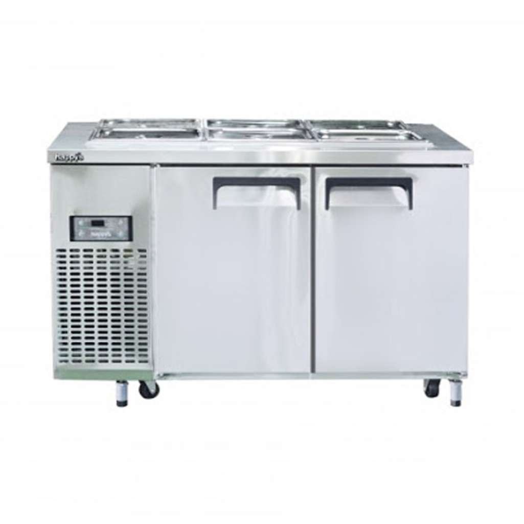Bàn mát salad công nghiệp 2 cánh Happys HWA-1200S-F  - Hàng chính hãng
