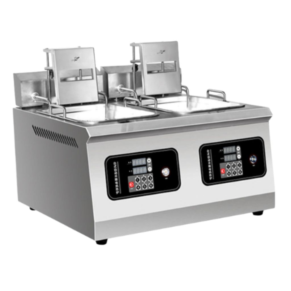 Bếp chiên nhúng điện đôi CVSA YTDZL-2S - Hàng chính hãng