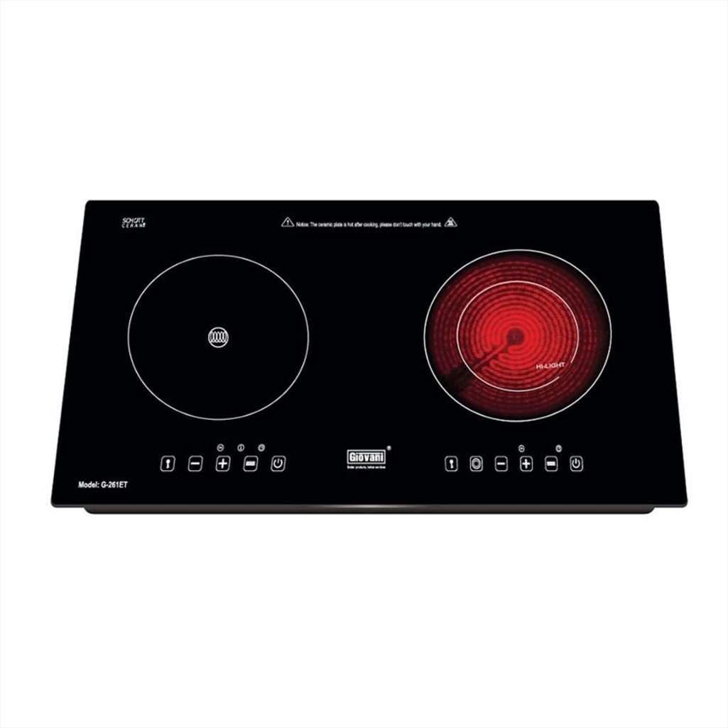 Bếp đôi điện từ hồng ngoại Giovani G-261ET - Hàng chính hãng