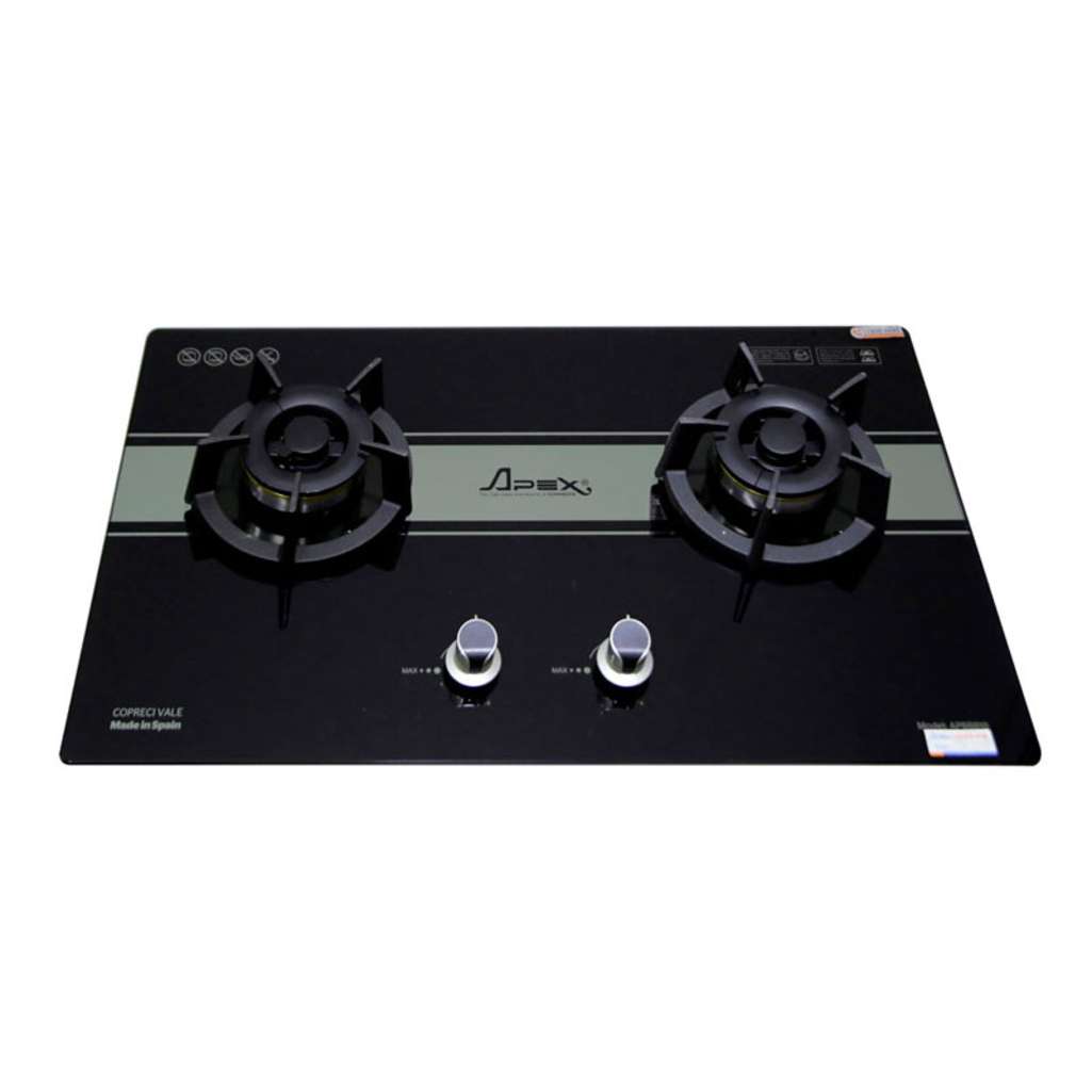 Bếp gas đôi âm kính Apex Sunhouse APB8818 - Hàng chính hãng