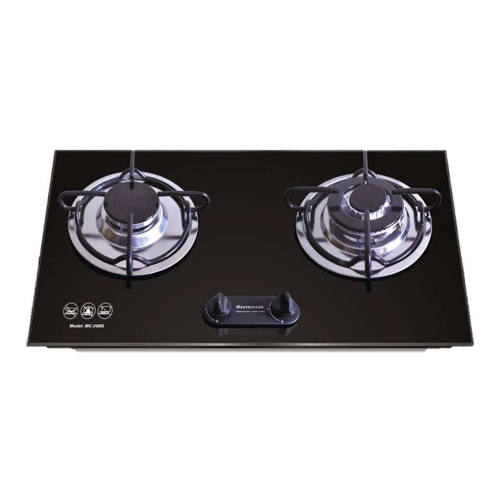 Bếp gas đôi âm kính Mastercook MC-208G  - Hàng chính hãng