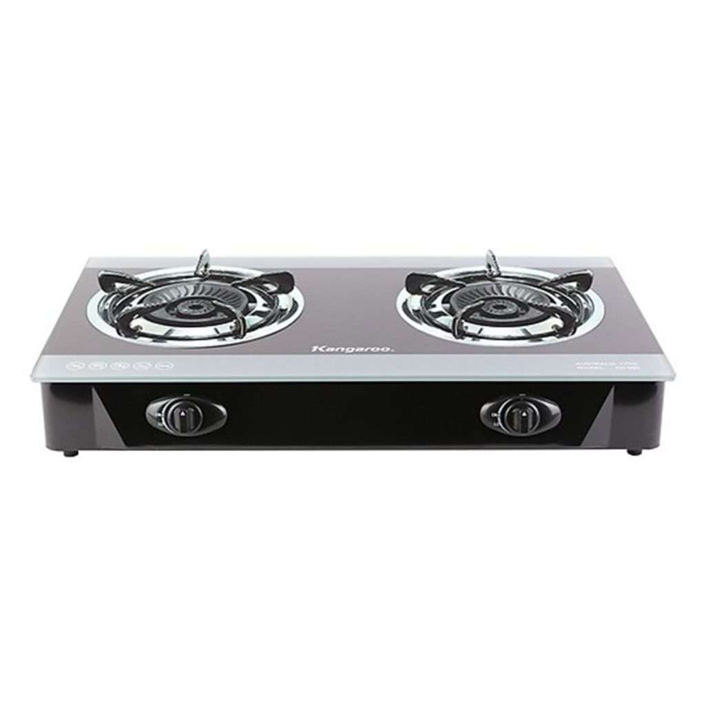 Bếp gas đôi dương kính Kangaroo KG505 - Hàng chính hãng