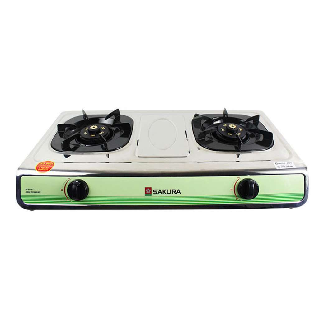 Bếp gas đôi dương Sakura SA-2172S - Hàng chính hãng