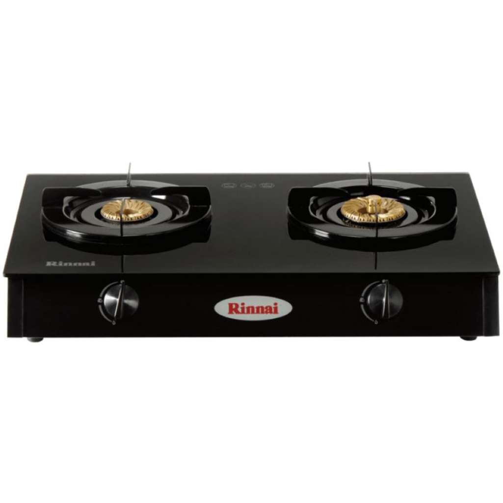 Bếp gas dương Rinnai RV-6DOUBLE GLASS(B) - Hàng chính hãng