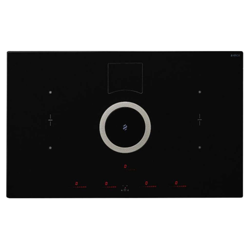 Bếp từ kết hợp hút mùi Elica Nikola Tesla Switch BL/F/80 - Hàng chính hãng