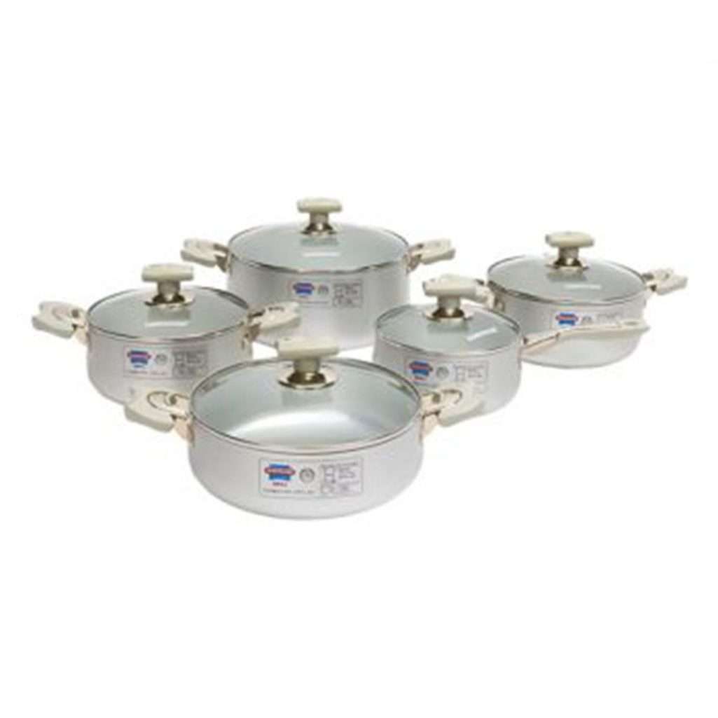 Bộ 5 nồi nhôm anod Sunhouse SH-9953 - Hàng chính hãng