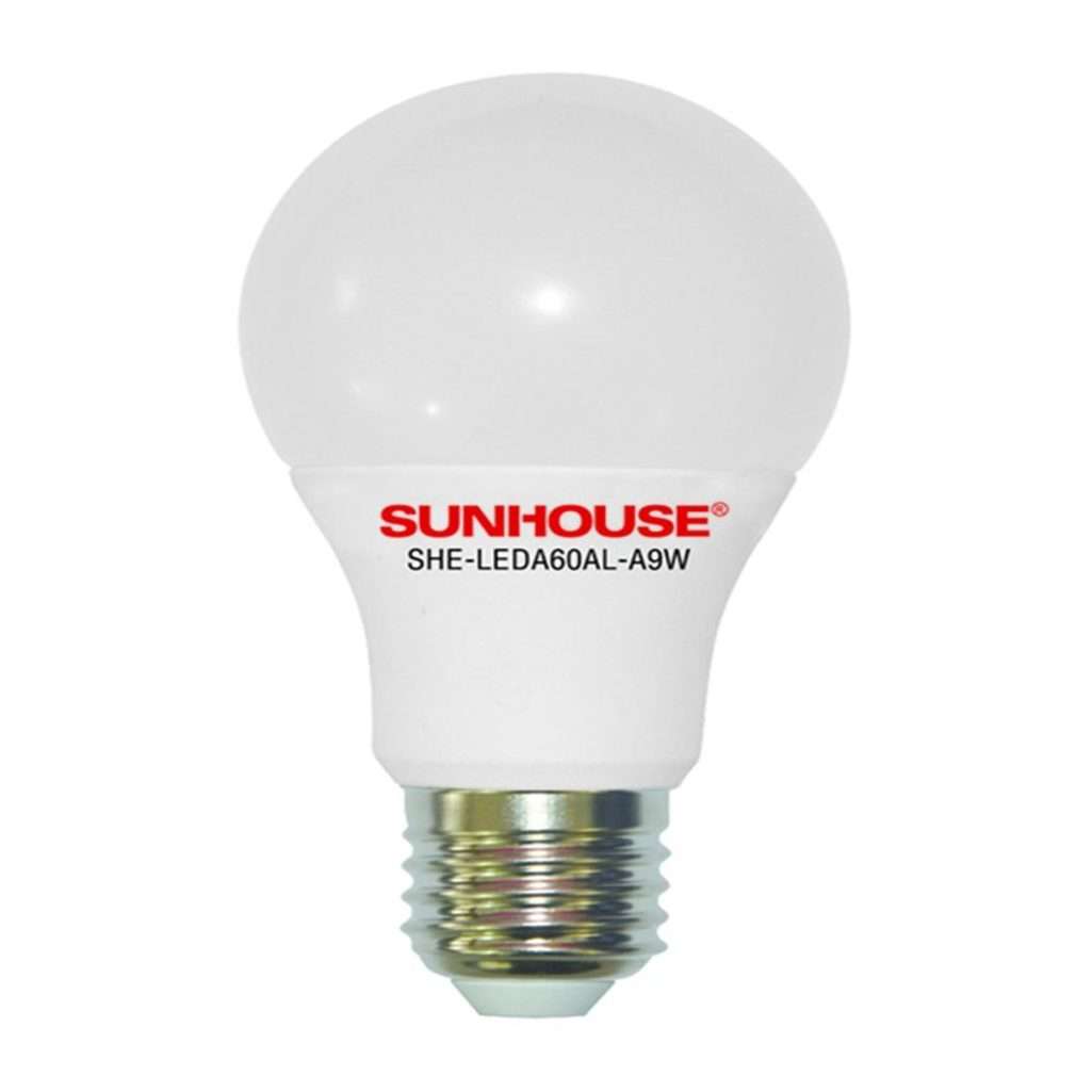 Bộ đèn led thân nhôm Sunhouse SHE-LEDA60AL-A9W - Hàng chính hãng