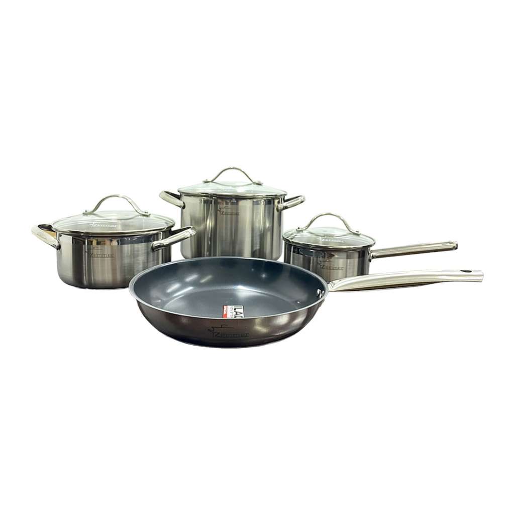 Bộ nồi 4 chiếc inox Zemmer S4S - Hàng chính hãng