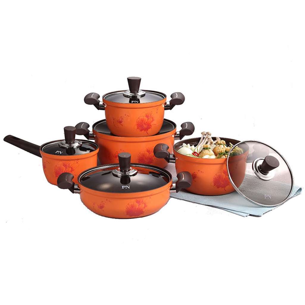 Bộ nồi Ceramic 5 chiếc PoongNyun FACPT - Hàng chính hãng