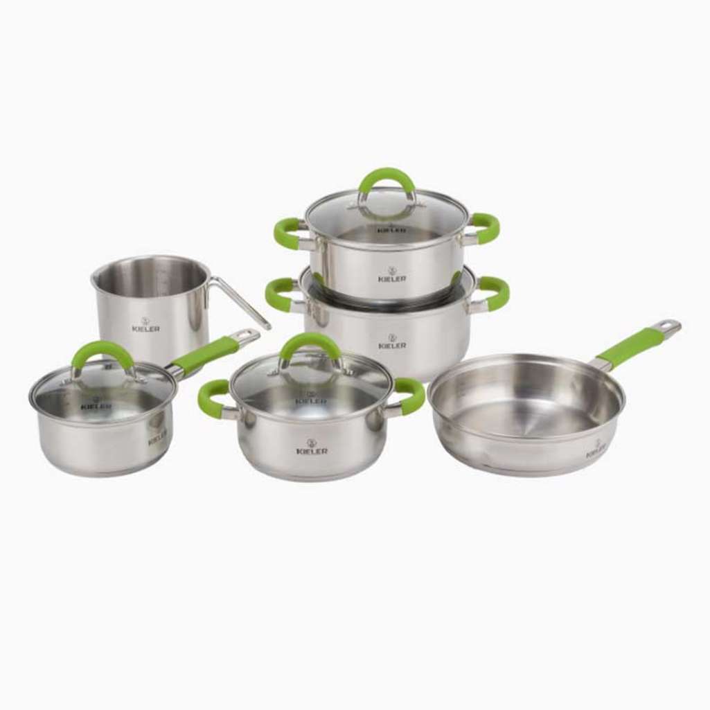 Bộ nồi chảo inox 6 món cao cấp Kieler RW1003 - Hàng chính hãng