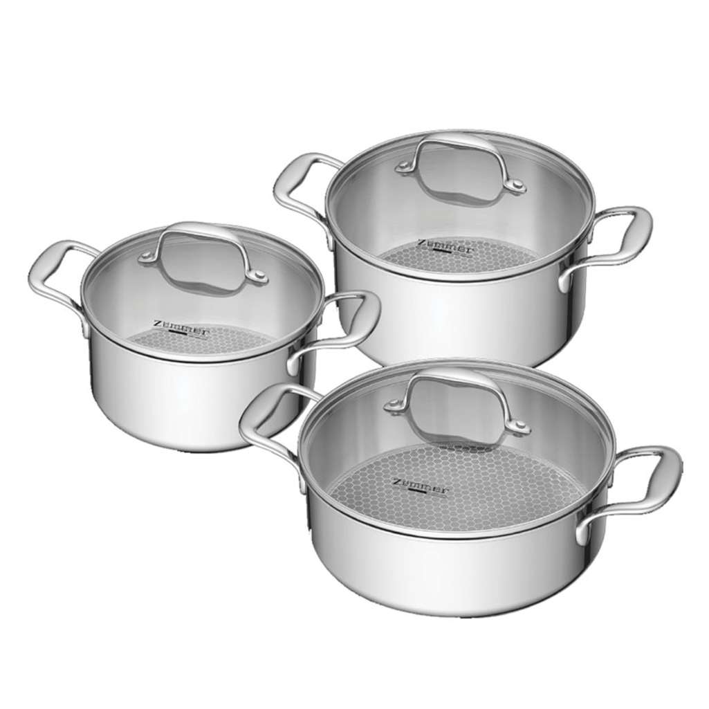 Bộ nồi inox Zemmer D824SS - Hàng chính hãng