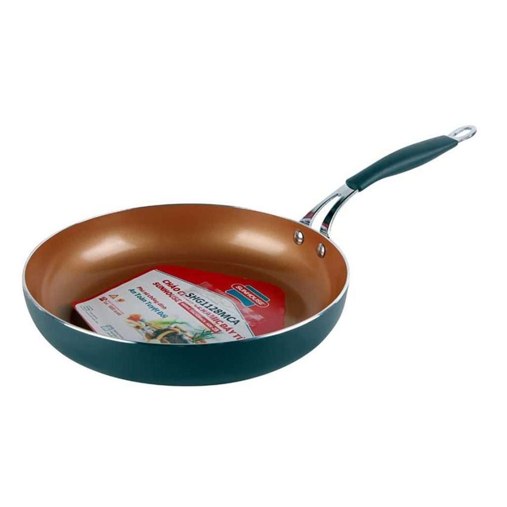 Chảo chiên Ceramic đáy từ Sunhouse SHG1128MCA - Hàng chính hãng