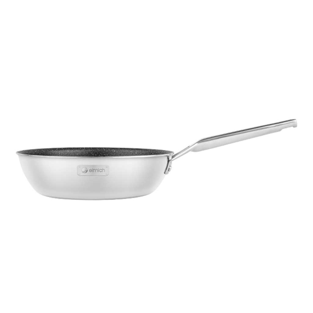 Chảo chống dính inox liền khối Elmich Trimax CZ EL-3836 size 24cm - Hàng chính hãng