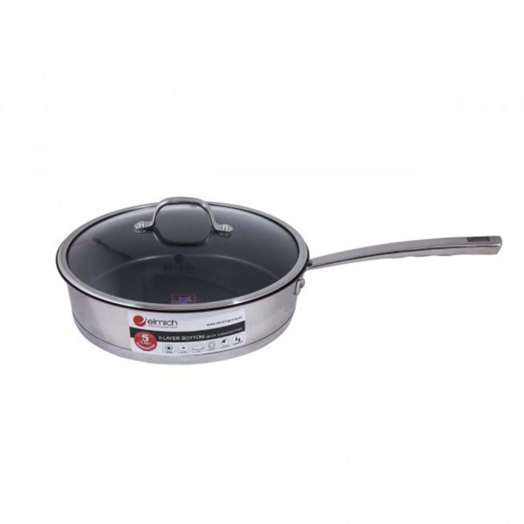 Chảo inox chống dính Zeus 26cm Elmich EL0125 - Hàng chính hãng