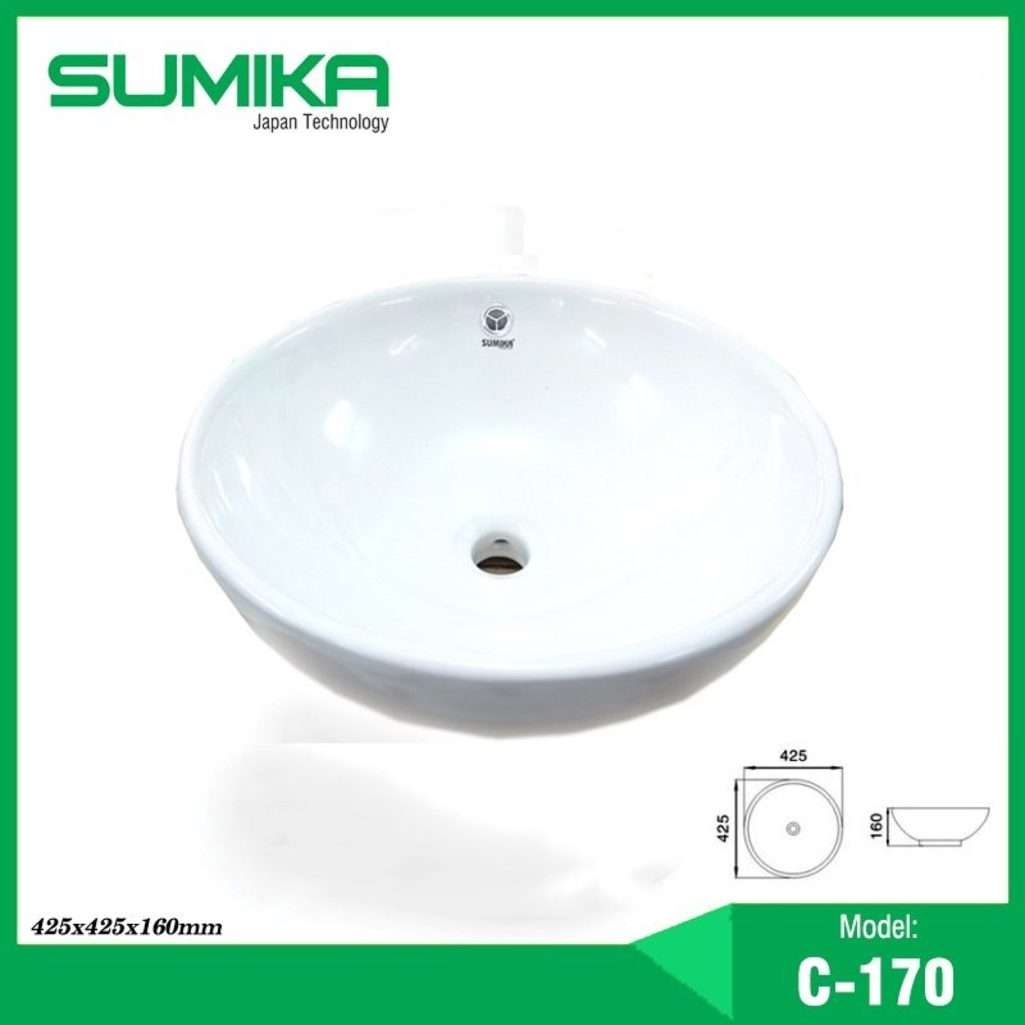 Chậu rửa mặt Sumika C-170 - Hàng chính hãng