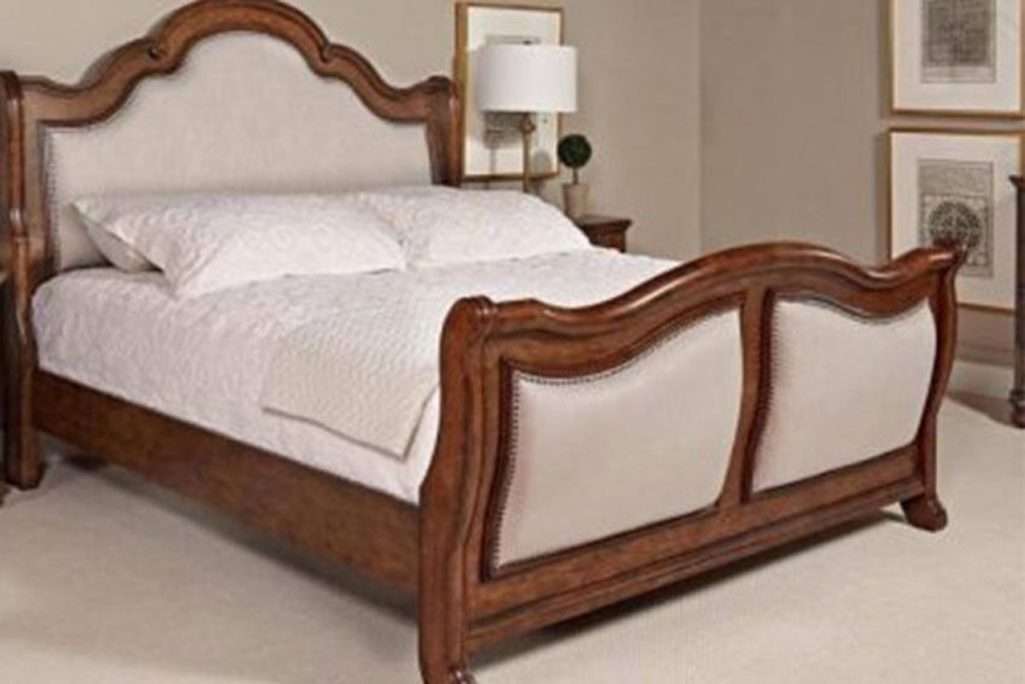 Giường gỗ BEECH nhập khẩu 1m58 x 2m - Hàng chính hãng