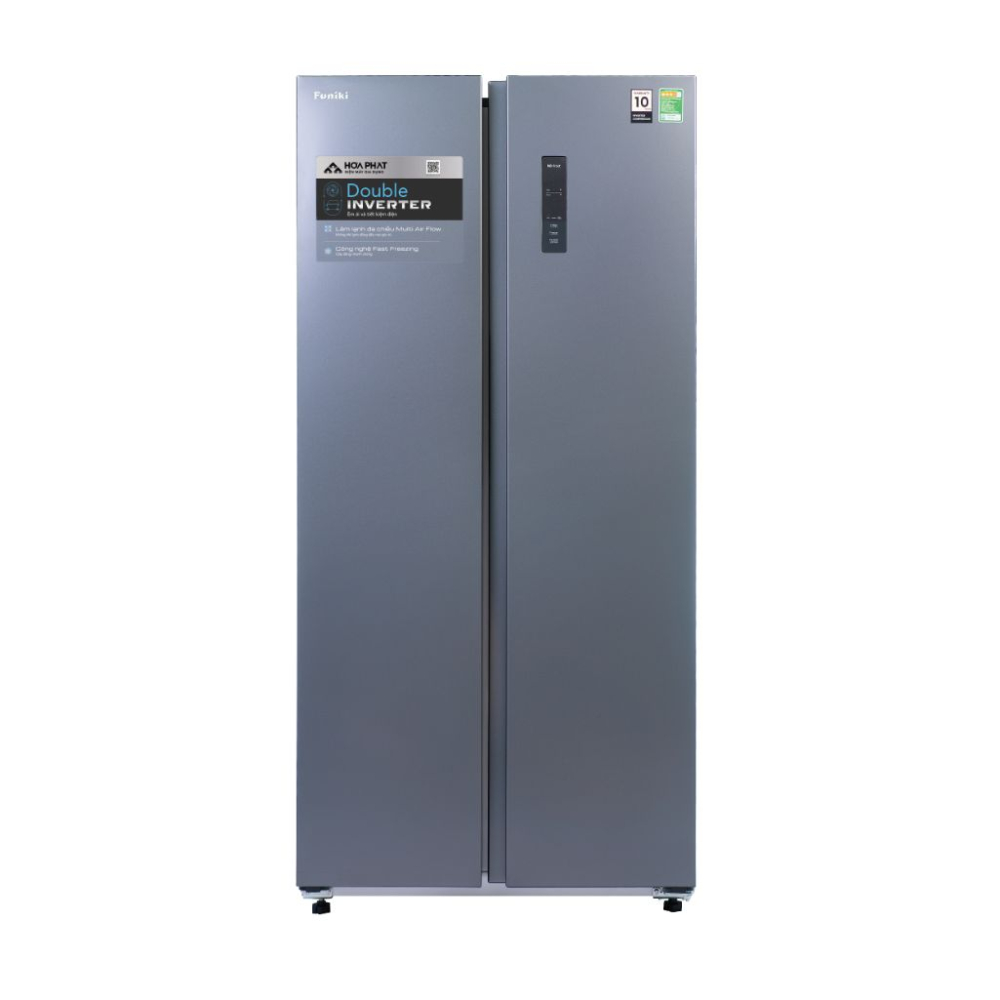 Tủ lạnh Funiki Inverter 535 lít Side By Side HR SS8535DG - Hàng chính hãng