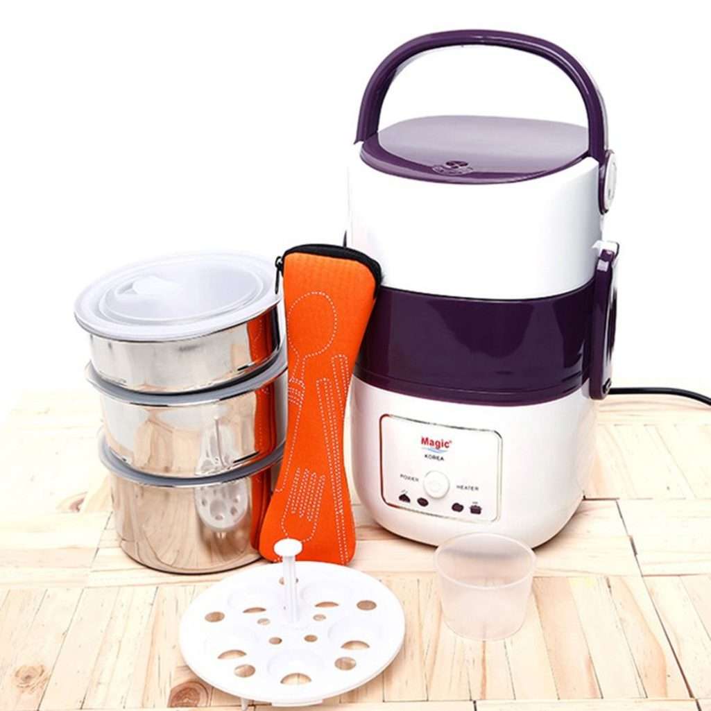Hộp hâm cơm nhiều tầng Magic A06 - Hàng chính hãng