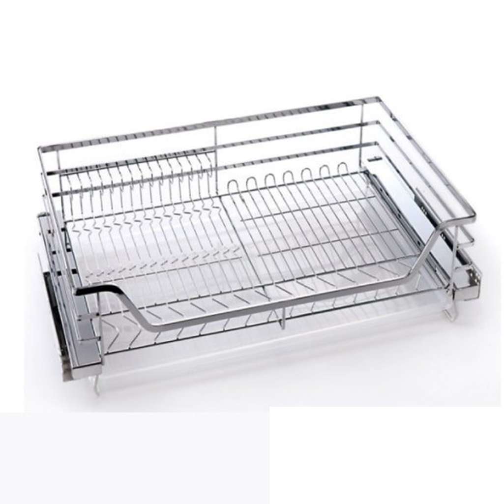Kệ bát đĩa nan dẹt inox Gerari DOS2.700B - Hàng chính hãng