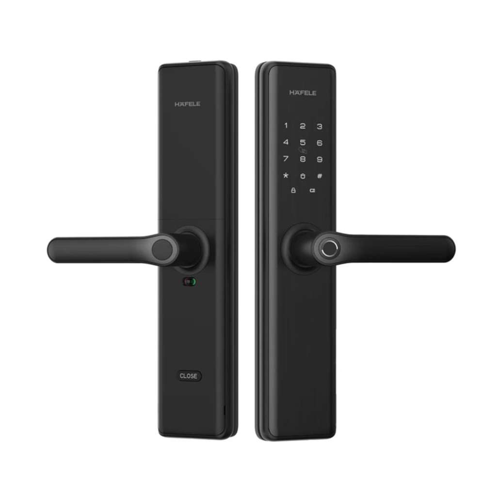 Khóa vân tay cao cấp Hafele DL7600 - Màu đen (912.20.237) - Hàng chính hãng