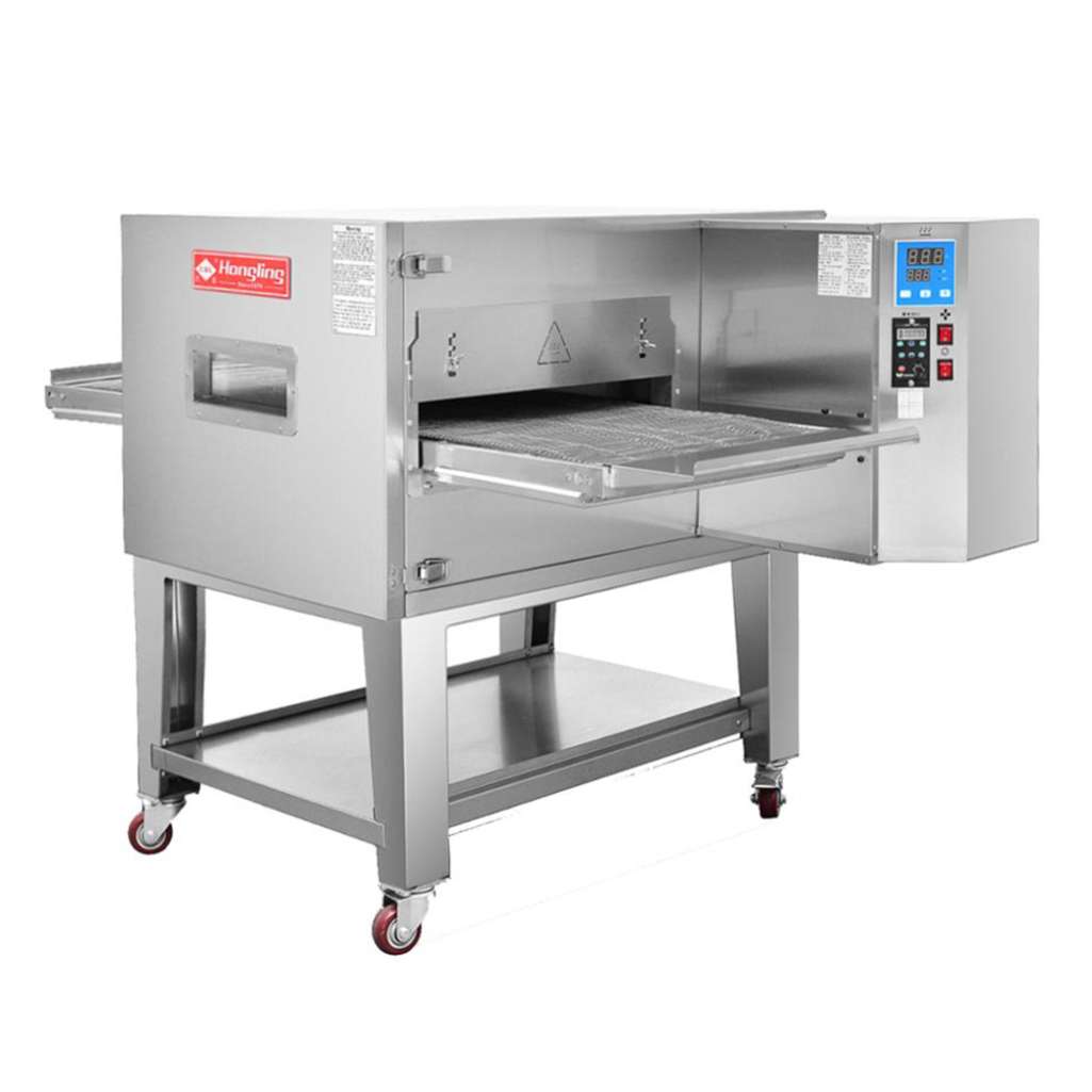 Lò nướng pizza băng chuyền dùng gas Hongling PZG-18H - Hàng chính hãng