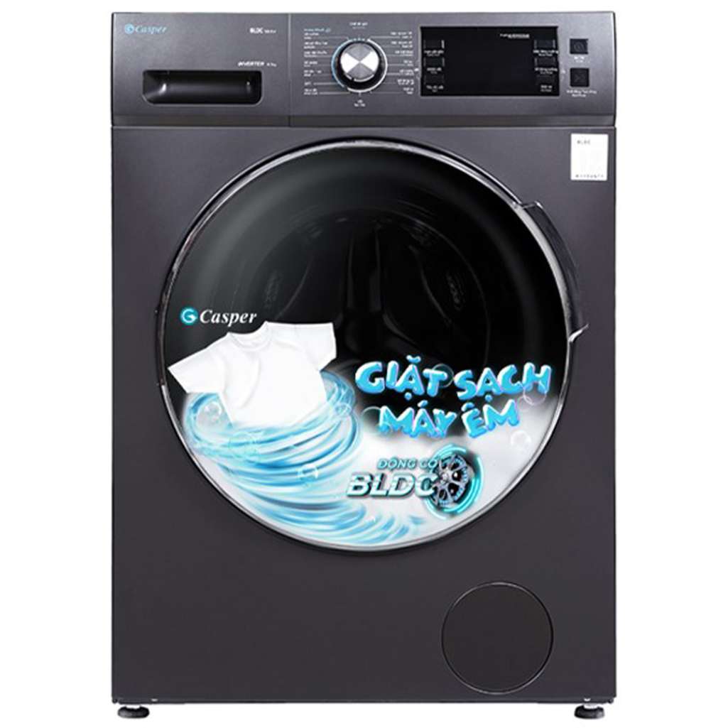 Máy giặt Casper Inverter WF-85I140BGB (8.5kg) - Hàng chính hãng
