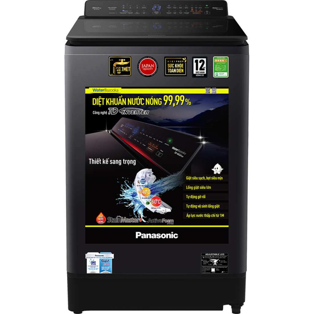 Máy giặt Panasonic Inverter NA-FD16V1BRV - Hàng chính hãng