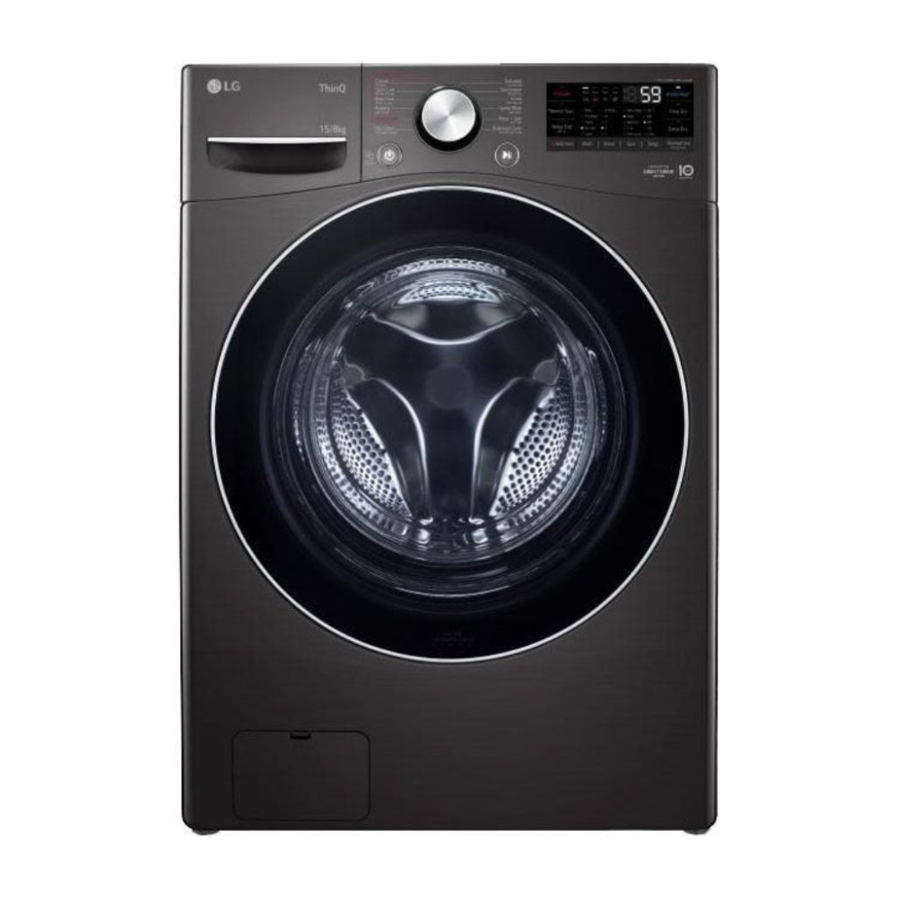 Máy giặt sấy LG inverter giặt 15 kg - sấy 8 kg F2515RNTG - Hàng chính hãng