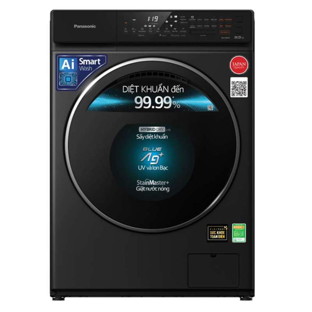 Máy giặt sấy Panasonic Inverter 9.5kg NA-V95FR1BVT - Hàng chính hãng