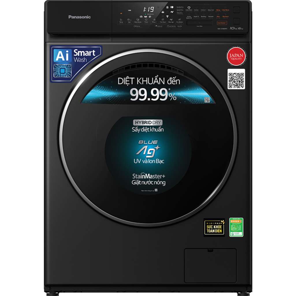 Máy giặt sấy Panasonic NA-S106FR1BV - Hàng chính hãng