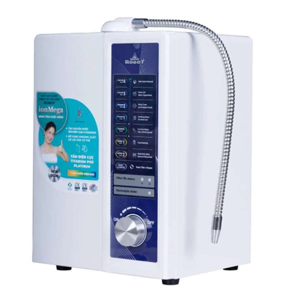 Máy lọc nước điện giải ion kiềm Robot ion Mega 57 - Hàng chính hãng