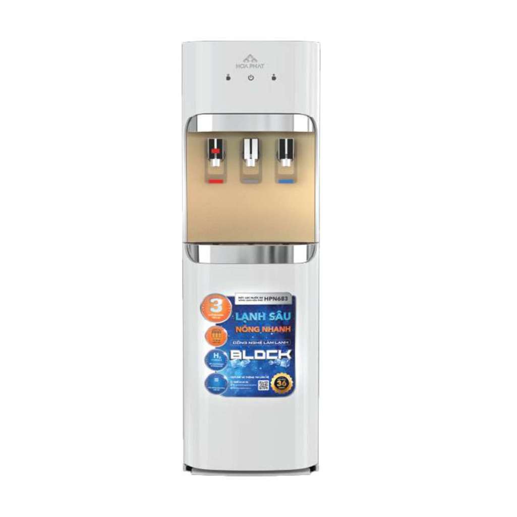 Máy lọc nước RO nóng nguội lạnh Hòa Phát HPN683 - Hàng chính hãng