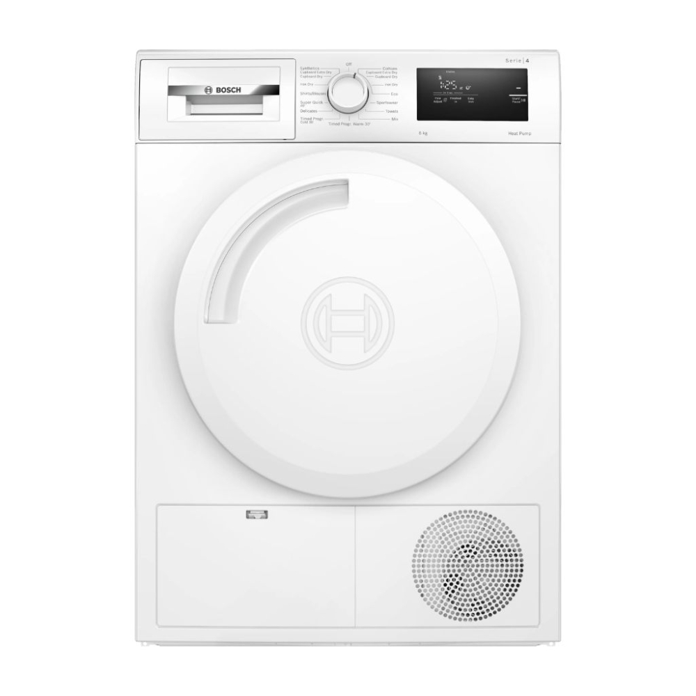 Máy sấy bơm nhiệt Bosch 8 kg WTH83028SG - Hàng chính hãng