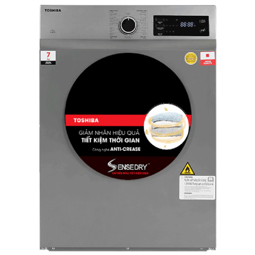 Máy sấy thông hơi Toshiba 7Kg TD-H80SEV(SK) - Hàng chính hãng