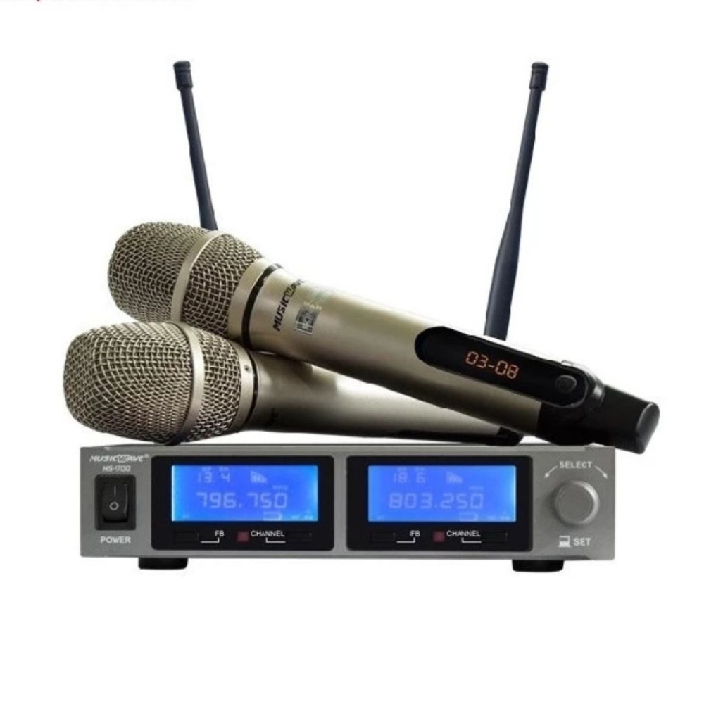 Micro không dây Musicwave HS-1700 - Hàng chính hãng