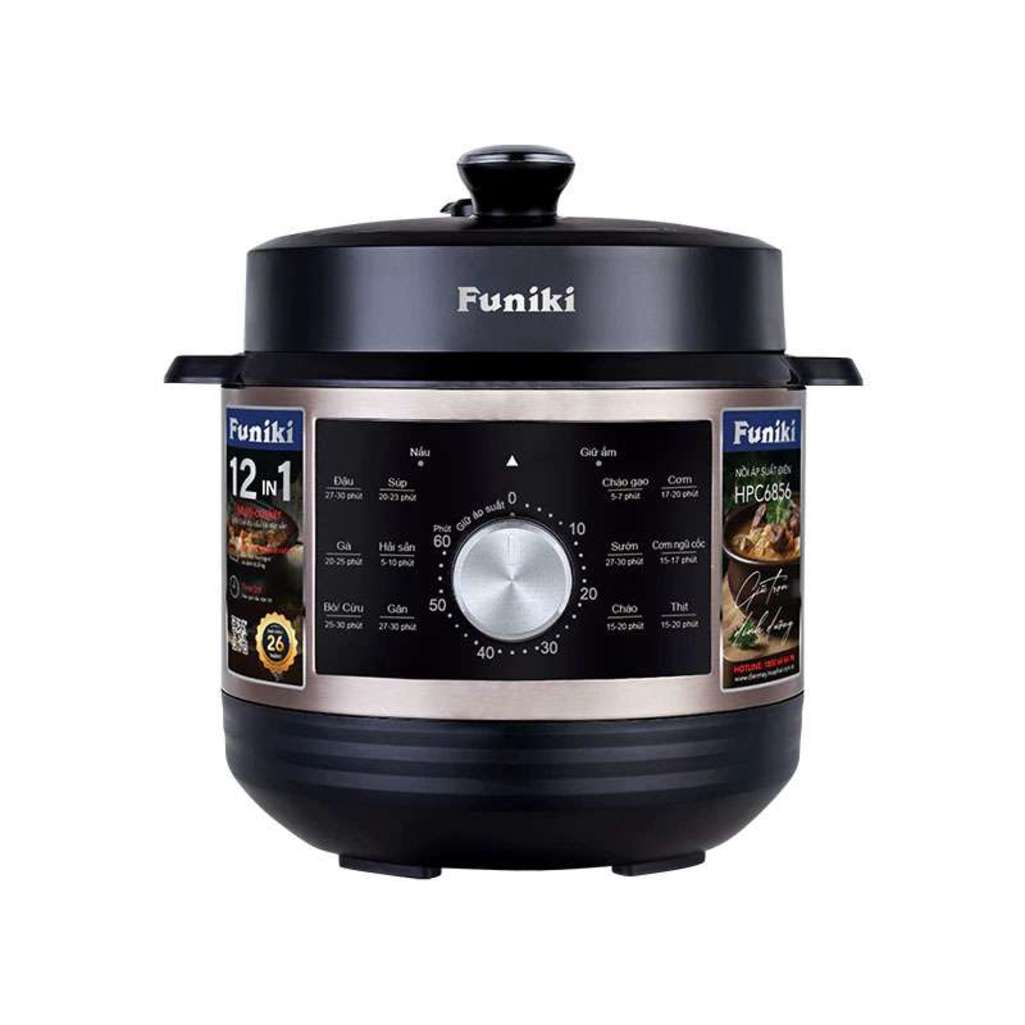 Nồi áp suất điện 6L Funiki HPC6856 - Hàng chính hãng