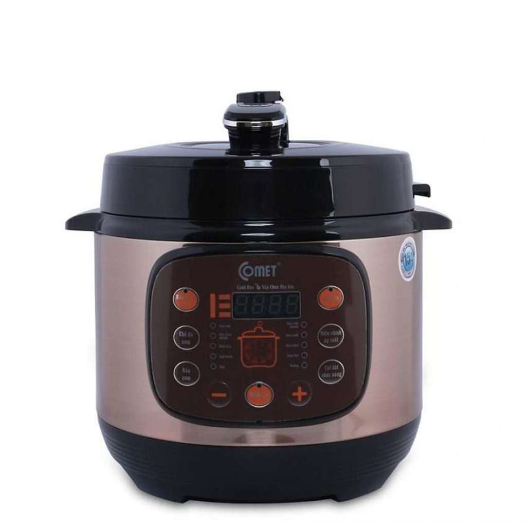 Nồi áp suất điện nắp gài Comet CM6155G - Hàng chính hãng