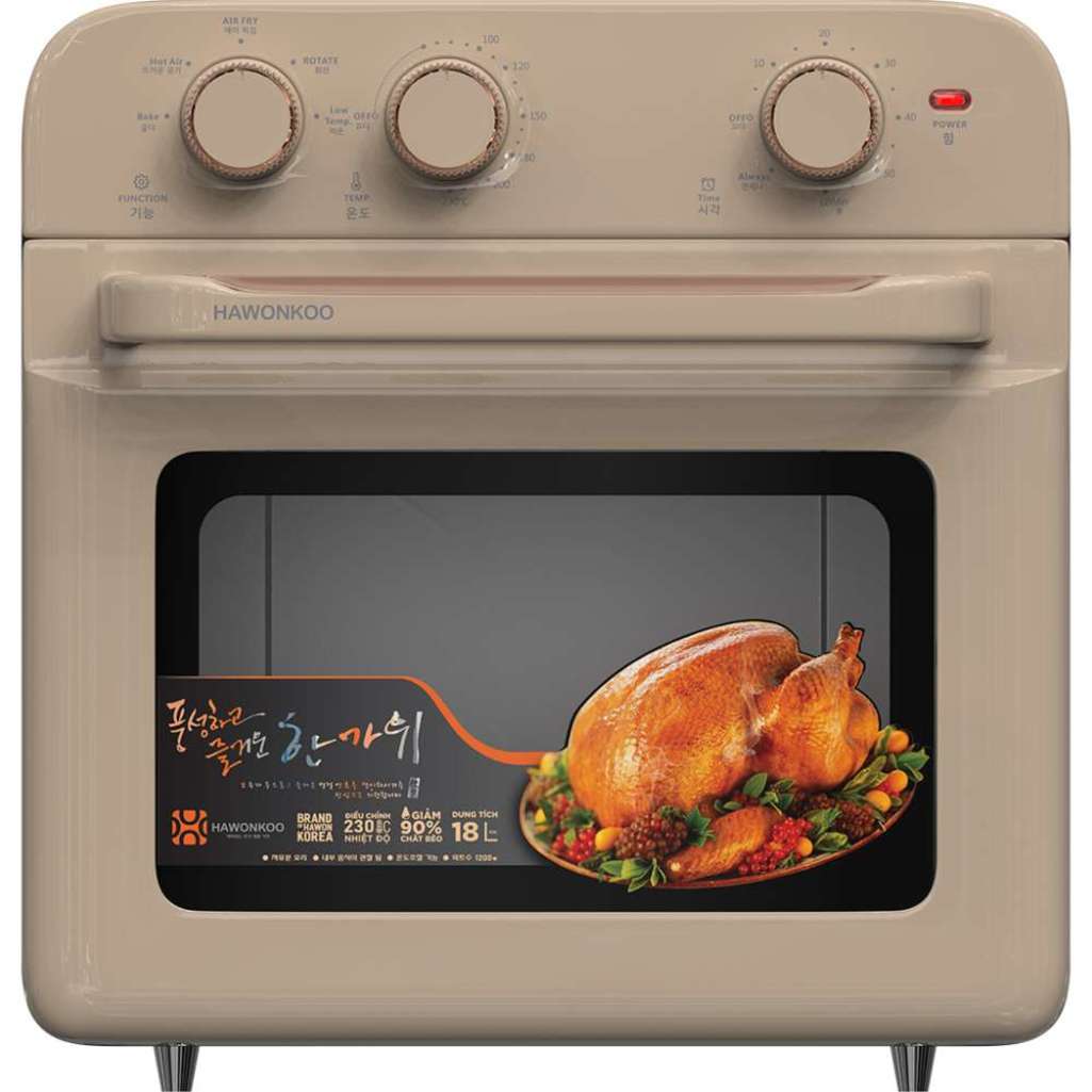 Nồi chiên không dầu Hawonkoo AFH-180-CF - Hàng chính hãng