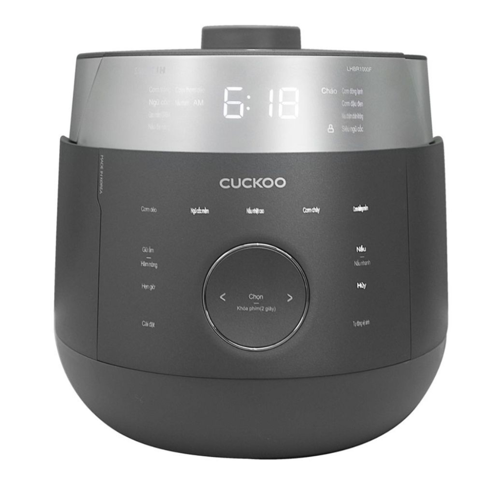Nồi cơm áp suất cao tần Cuckoo CRP-LHBR1000F/ GRGRCRCKV - Hàng chính hãng