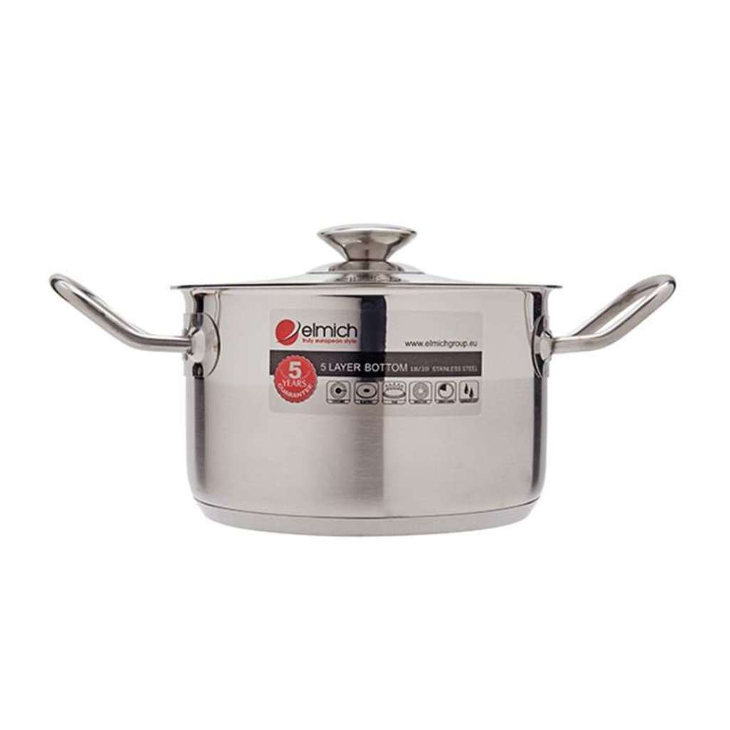 Nồi inox 304 Luxor Elmich 2355284-18cm - Hàng chính hãng