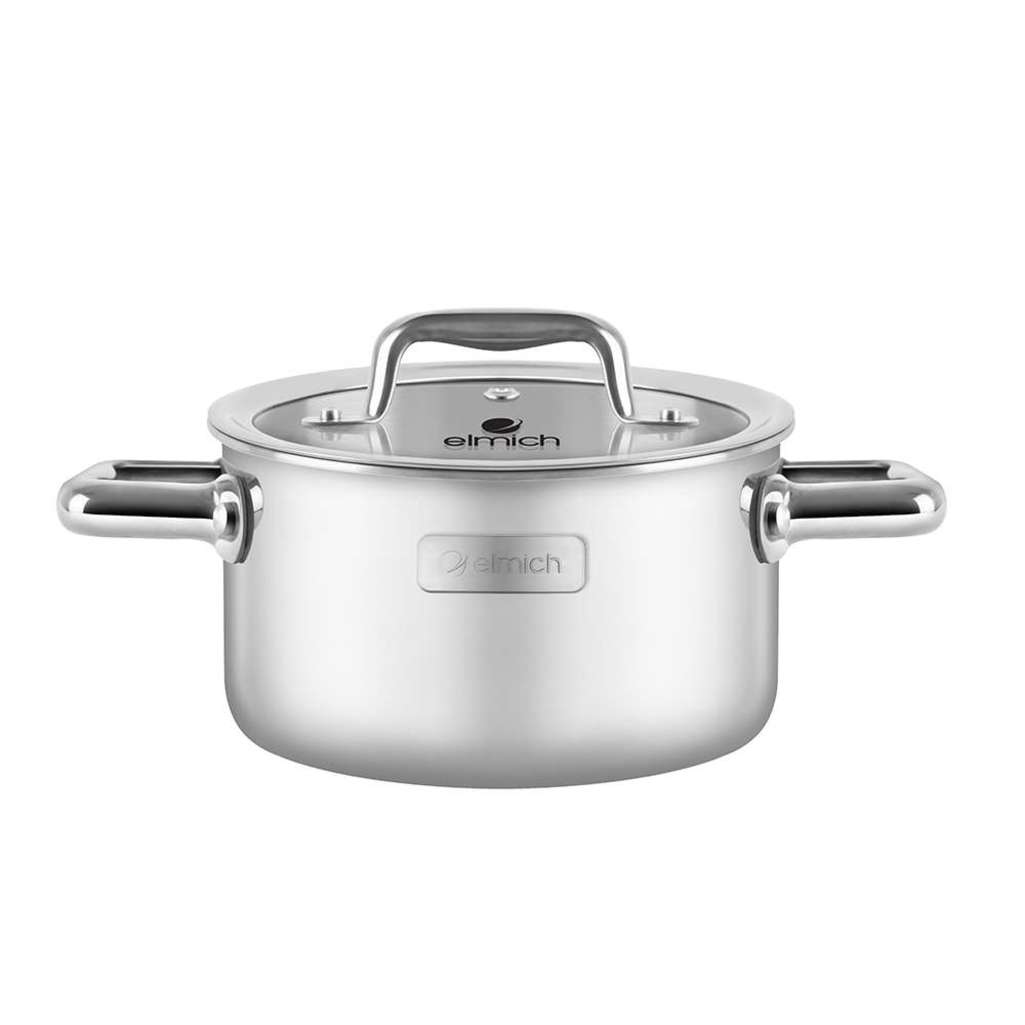 Nồi inox liền khối Elmich Trimax ECO EL-3992 size 18cm - Hàng chính hãng