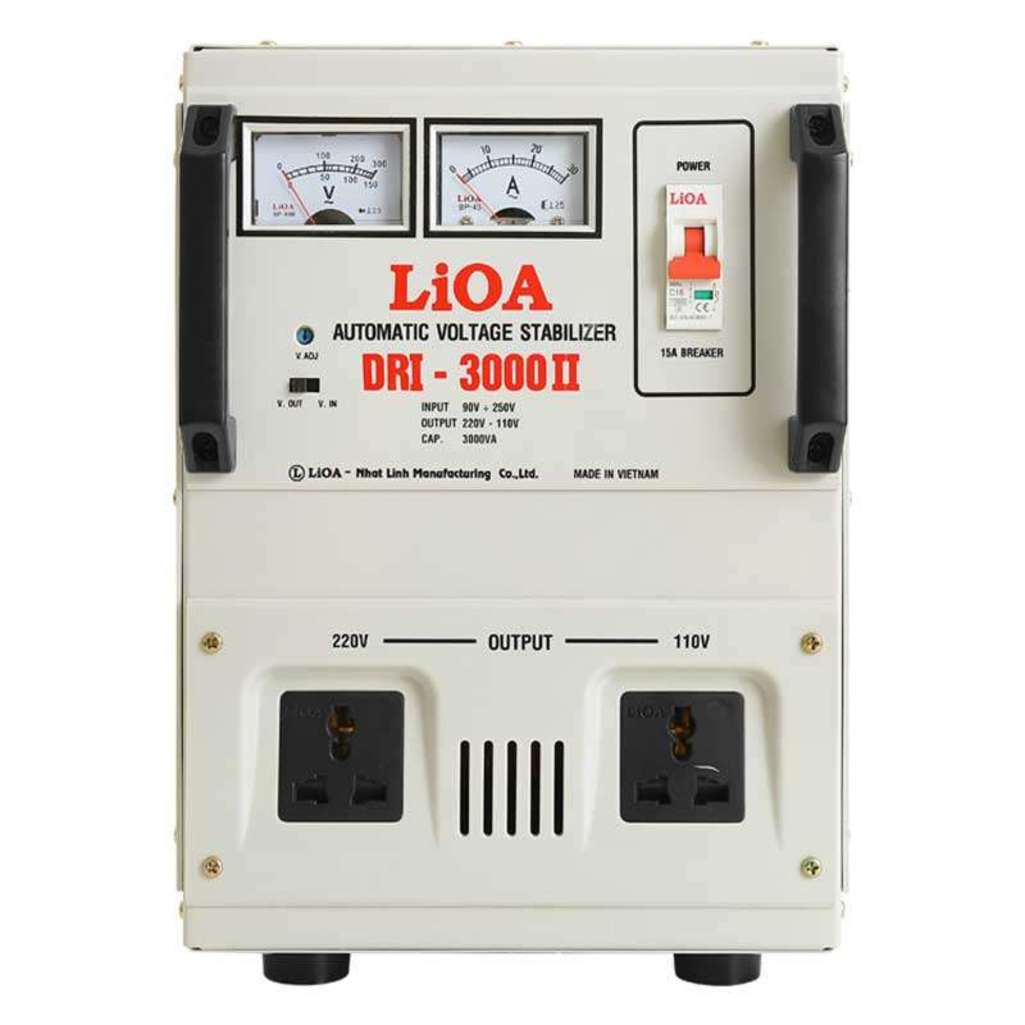 Ổn áp 1 pha LiOA DRI-3000II - Hàng chính hãng