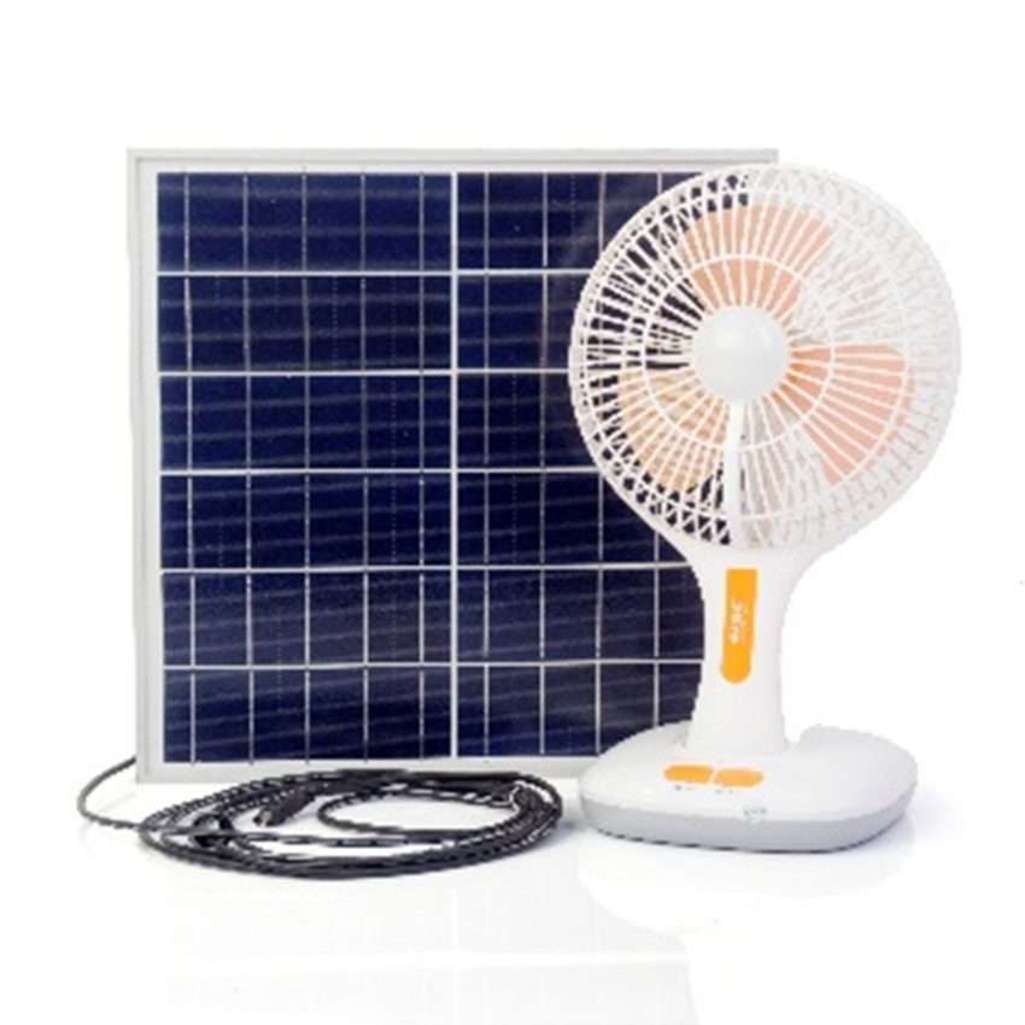 Quạt sạc tích hợp đèn ngủ Suntek KM-F0166 kiêm pin sạc dự phòng - Hàng chính hãng