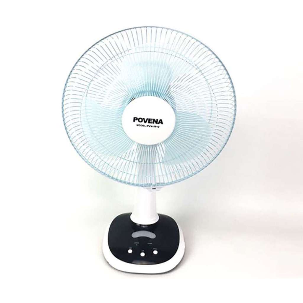 Quạt tích điện Povena PVN-5612 - Hàng chính hãng