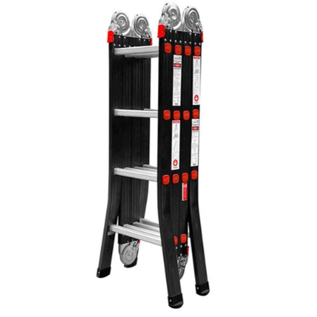 Thang nhôm gấp 4 đoạn Nakata NKT04 - Hàng chính hãng