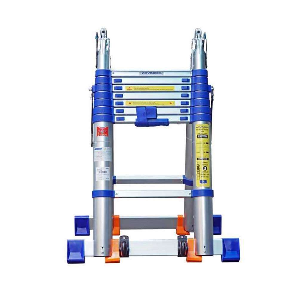 Thang nhôm rút gọn chữ A Advindeq ADT708BN - Hàng chính hãng