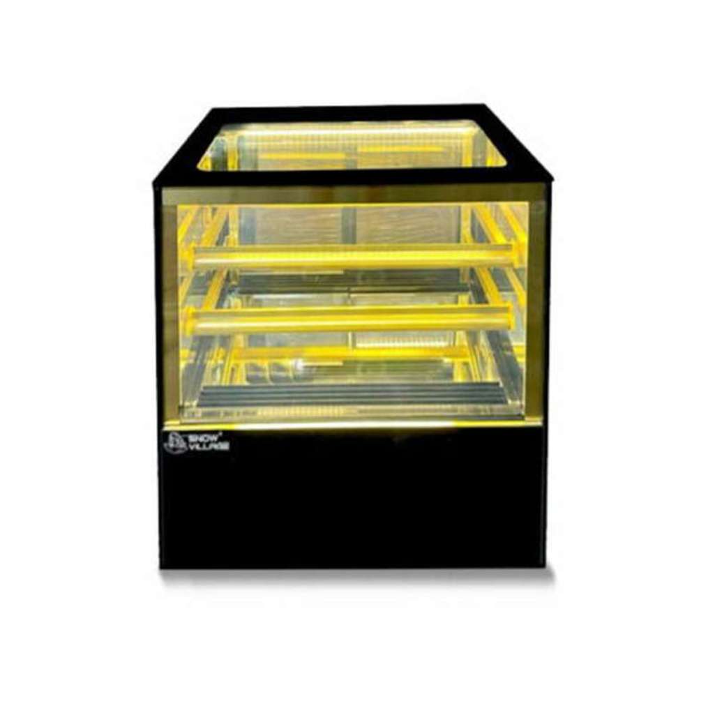 Tủ bánh mini để bàn kính vuông Snow Village GB-100V - Hàng chính hãng
