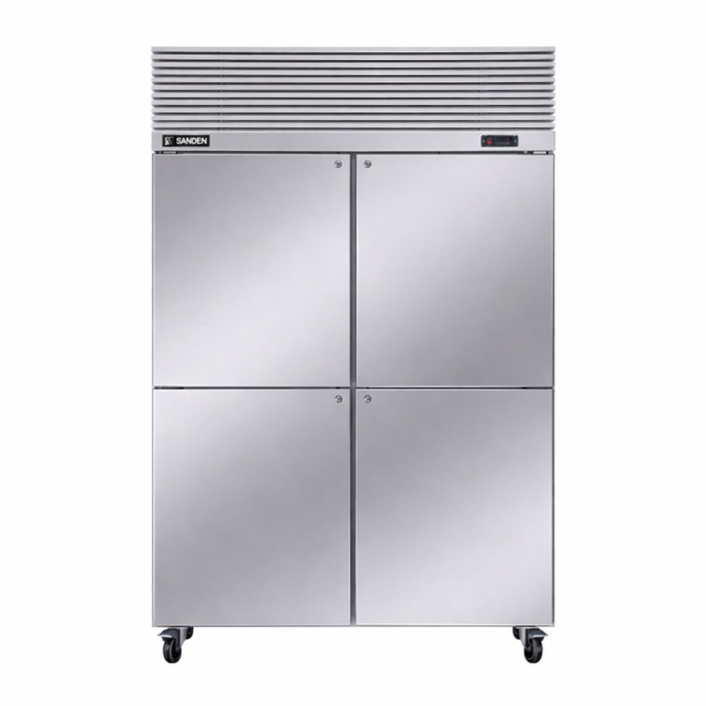 Tủ đông 4 cánh inox Sanden SRF-1233 - Hàng chính hãng