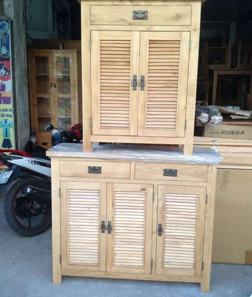 Tủ giầy dép gỗ sồi Mỹ 2 cánh 0,8 m  - Hàng chính hãng