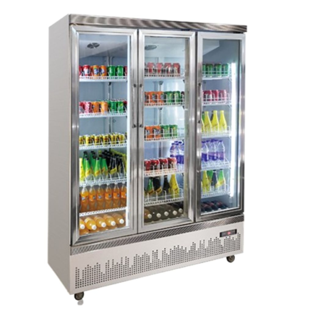 Tủ mát 3 cánh kính Oucboll LG-1080F - Hàng chính hãng